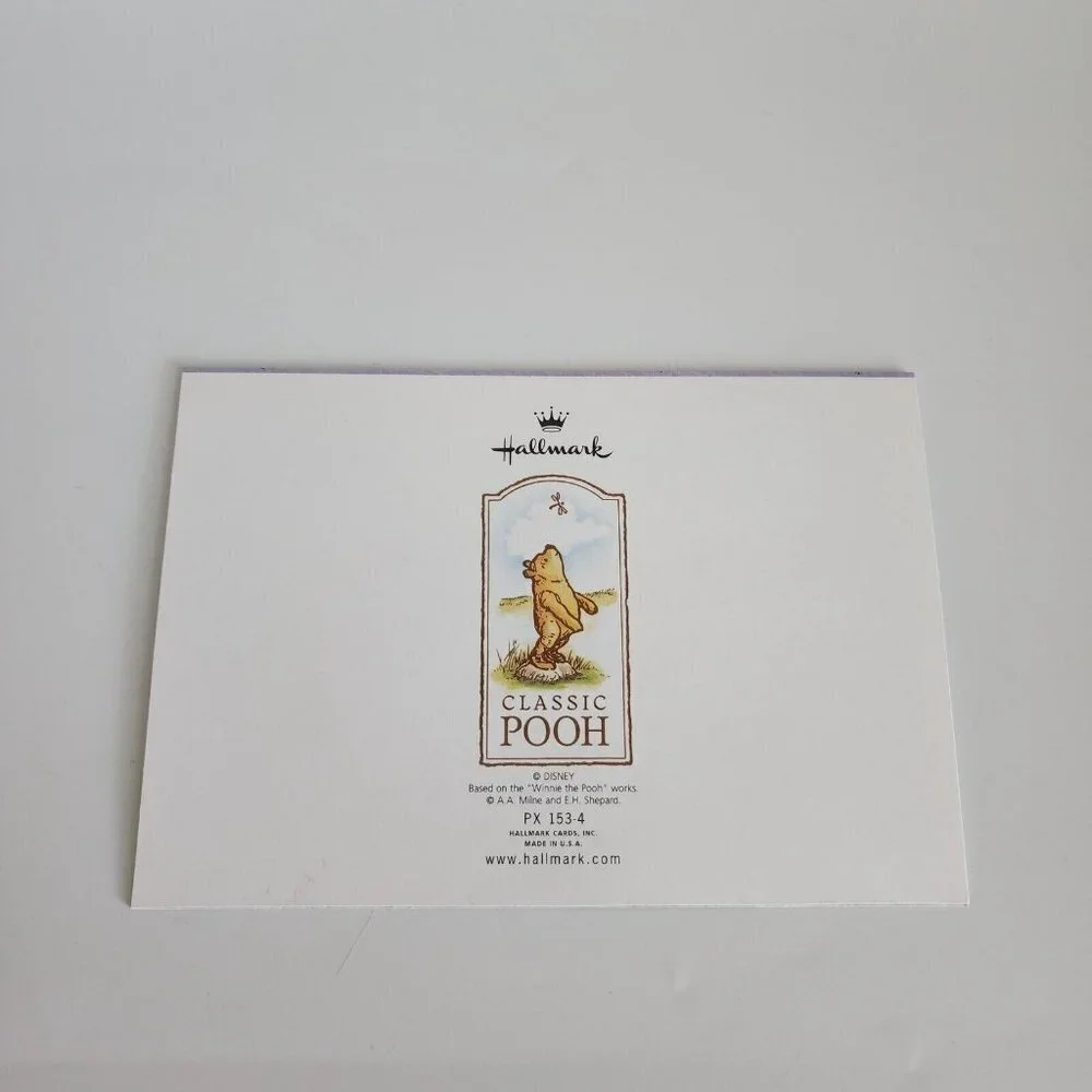 SET OF 8 Hallmark Classic Pooh HAPPY MOMENTS HAPPY MEMORIES Picture Frame Cards